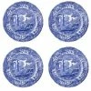 Spode - Blue Italian Dinner Plate Set 4pce -Villeroy & Boch shop 117724 Large