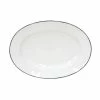 Costa Nova - Beja White Blue Oval Platter 30cm -Villeroy & Boch shop 119178 Large