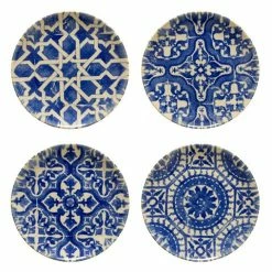 Costa Nova - Elements Salad/Dessert Plate Set 4pce 22cm