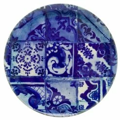 Costa Nova - Lisboa Blue Tile Round Platter
