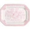Burleigh - Pink Asiatic Pheasants Rectangular Dish 19.5x25cm -Villeroy & Boch shop 132510 Large