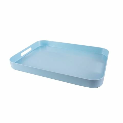 Serroni - Melamine Rectangular Tray Duck Egg Blue 3 Serroni - Melamine Rectangular Tray Duck Egg Blue