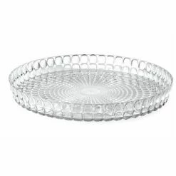 Guzzini - Tiffany Round Tray 35.5cm Transparent