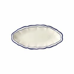 Gien - Pickle Dish Filet Cobalt 26.5cm