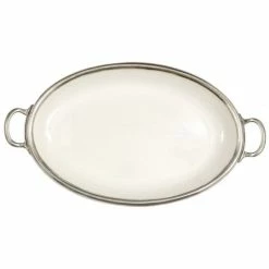 Arte Italica - Tuscan Oval Tray With Handles 52cm