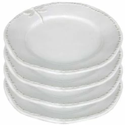 French Country - Dragonfly Stoneware Side Plate Set 4pce