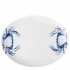 Caskata - Blue Crabs Coupe Oval Platter 37cm -Villeroy & Boch shop 167663 Large