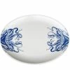 Caskata - Blue Lucy Coupe Oval Platter 37cm