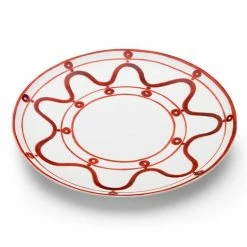 ThemisZ - The Serenity Dessert Plate Burgundy 24cm