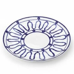 ThemisZ - The Kyma Dinner Plate Blue On White 31cm