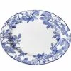 Caskata - Arbor Blue Rimmed Oval Platter 40cm -Villeroy & Boch shop 415347 Large