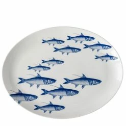 Caskata - School Of Fish Coupe Oval Platter 35cm