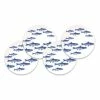 Caskata - School Of Fish Canapes Blue Boxed Set Of 4pce -Villeroy & Boch shop 415385 Large
