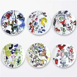 Bernardaud - Les Vitraux D'Haddash COF 6 Asstd 27cm