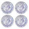 Gien - Oiseau Bleu Dessert Plates Set 4pce -Villeroy & Boch shop 415614 Large