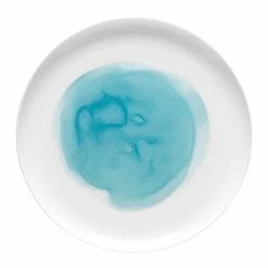 Ecology - Watercolour Dinner Plate Aqua 27cm