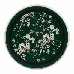 In The Roundhouse - Chinoiserie Plate Green & Black
