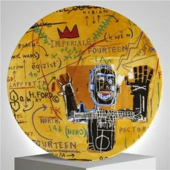 Ligne Blanche - Basquiat 'All Colored Cast 1' Limoges Plate