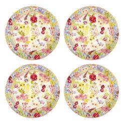 Gien - Millefleurs Canape Plate Set 4pce