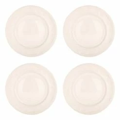 Gien - Pont Aux Choux White Dinner Plate Set 4pce