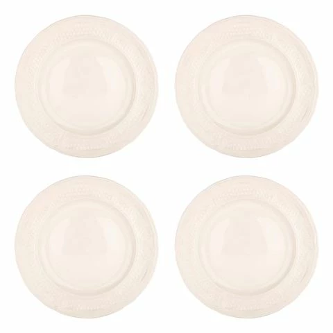 Gien - Pont Aux Choux White Dinner Plate Set 4pce 3 Gien - Pont Aux Choux White Dinner Plate Set 4pce