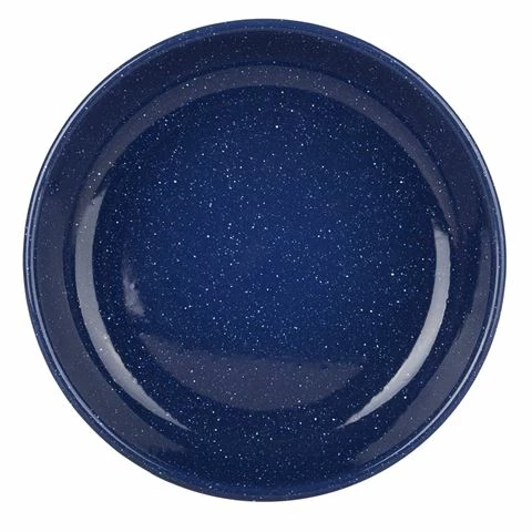 Falcon - Enamel Pasta Plate Speckled Blue 24cm 3 Falcon - Enamel Pasta Plate Speckled Blue 24cm