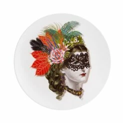 Christian Lacroix - LWYW Mamzelle Scarlet Dessert Plate