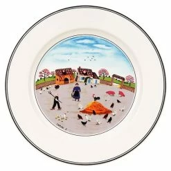 Villeroy & Boch V&B - Design Naif Salad Plate Poultry Farm