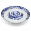 Spode - Blue Italian Chip 'n' Dip Platter -Villeroy & Boch shop 553161 Large