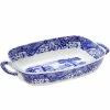 Spode - Blue Italian Two Handled Serving Dish