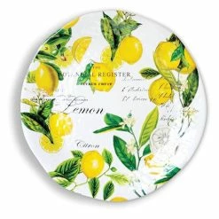 Michel Design - Lemon Basil Round Platter