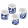 Spode - Blue Italian Eggcup Set 4pce -Villeroy & Boch shop 638736 Large